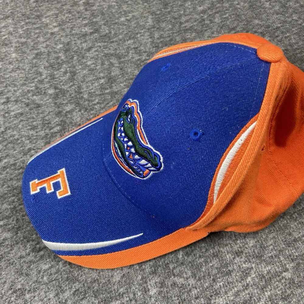 TEI Florida Gators Hat Blue Orange Gator F Cap Adjustable Strapback - Picture 5 of 16